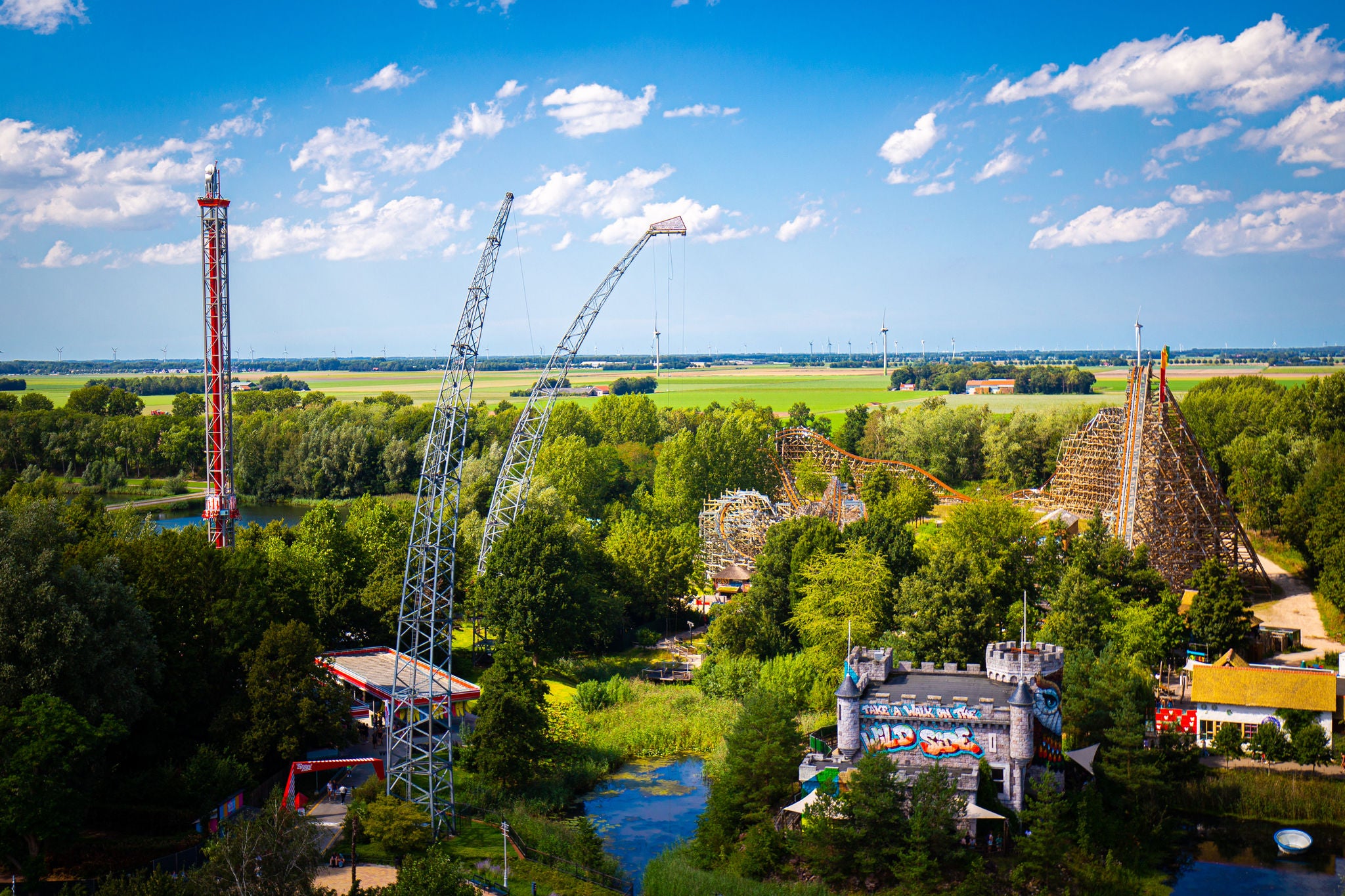 Een overzicht van het park.