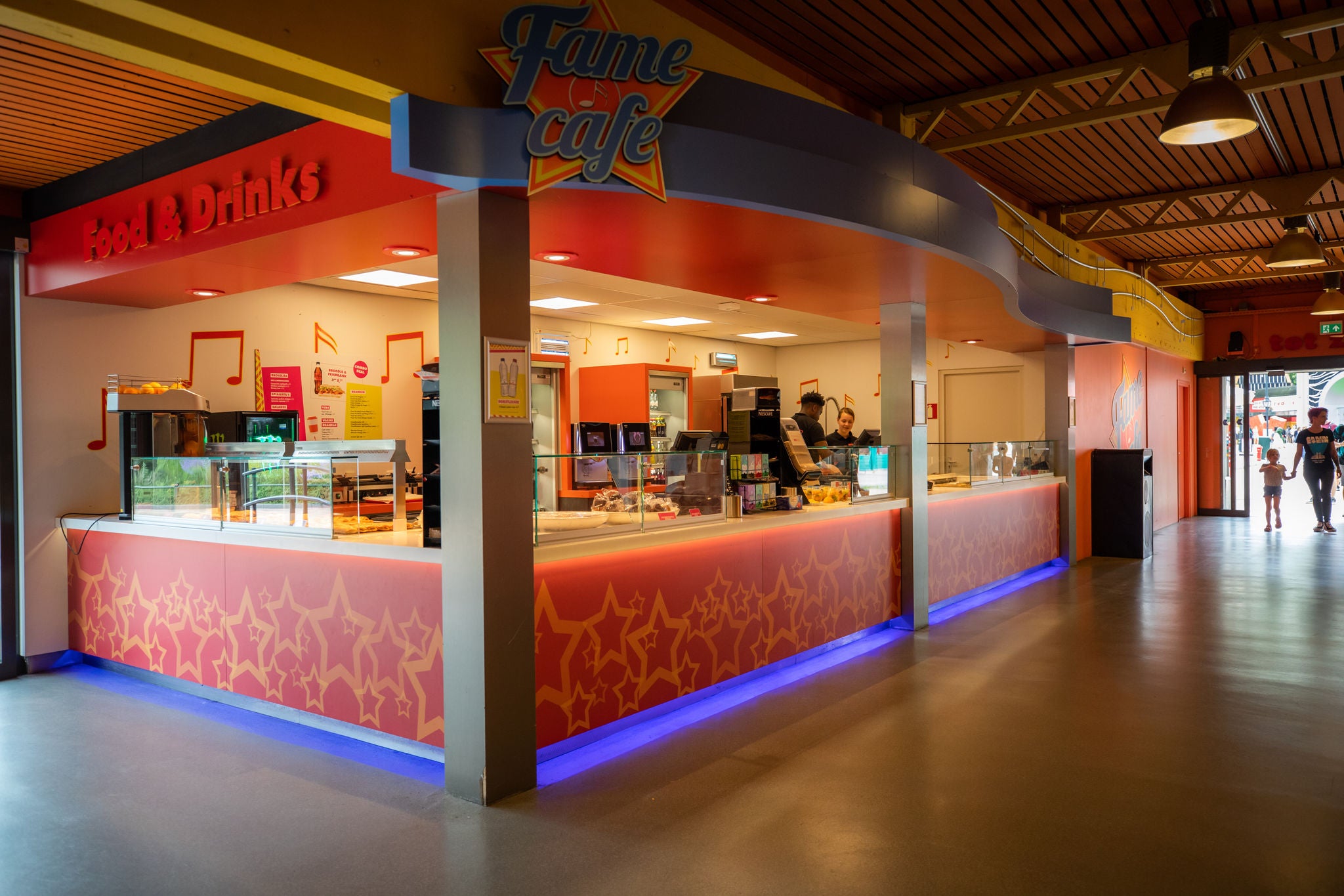 fame cafe van Walibi Holland