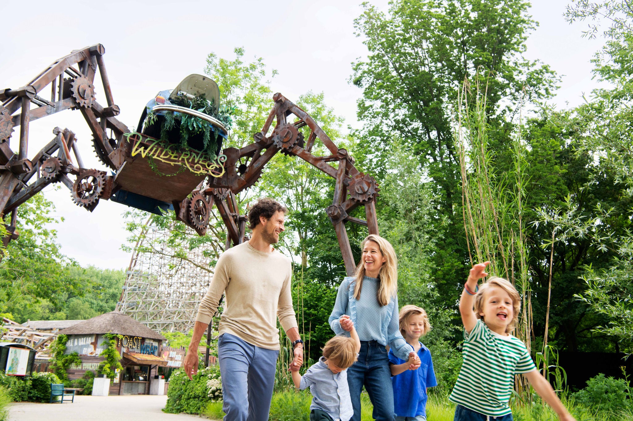 Enjoy Wilderness in Walibi Holland.