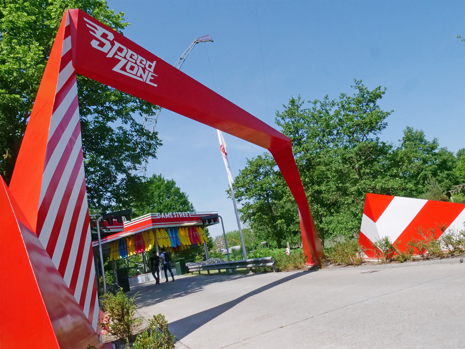 Enter Speed Zone in Walibi Holland.