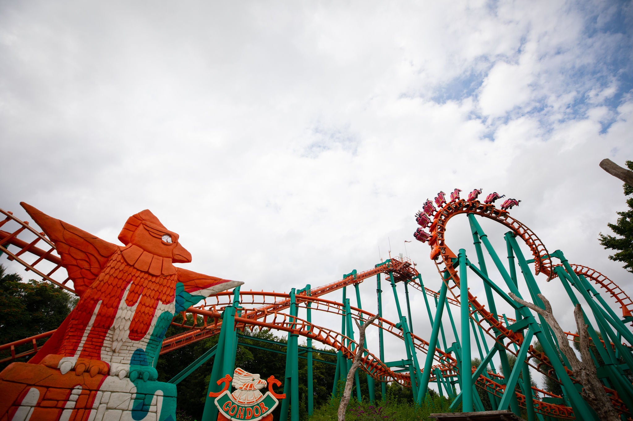 condor bij Walibi Holland