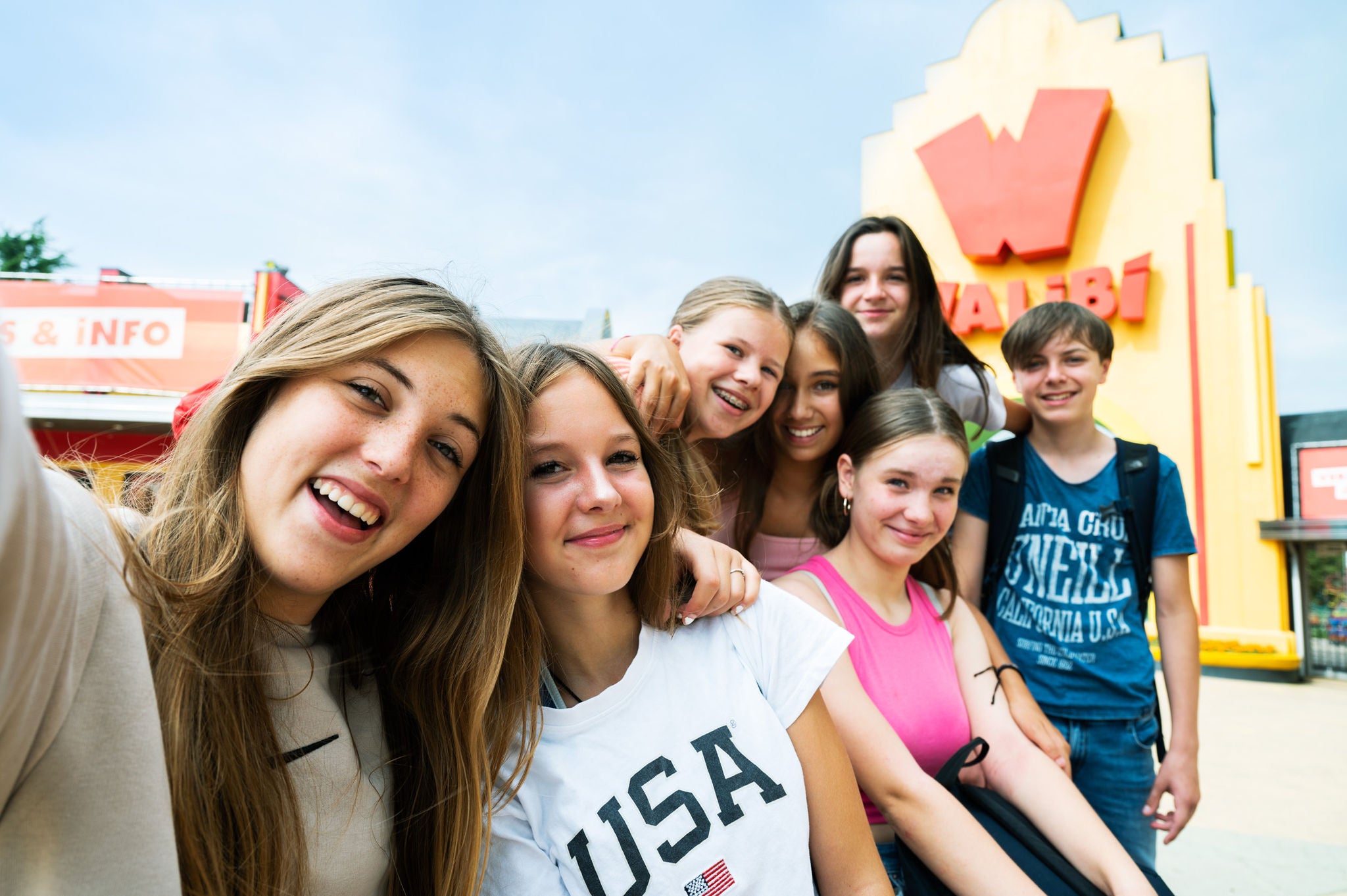 Schoolreisje naar Walibi Holland