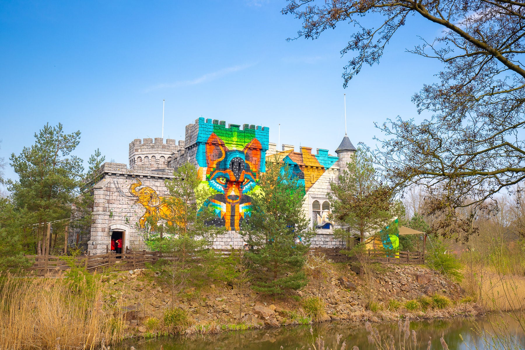 Merlijn's kasteel in Walibi Holland.