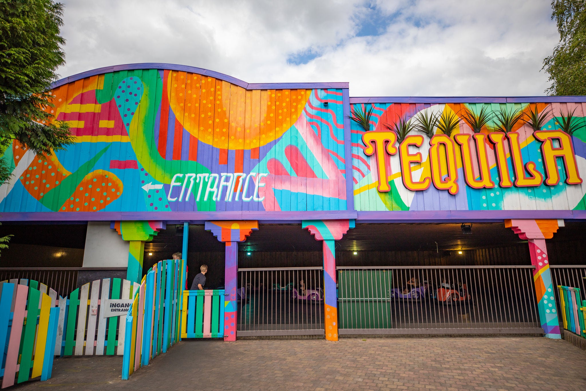 frontview of the entrance of tequila taxis